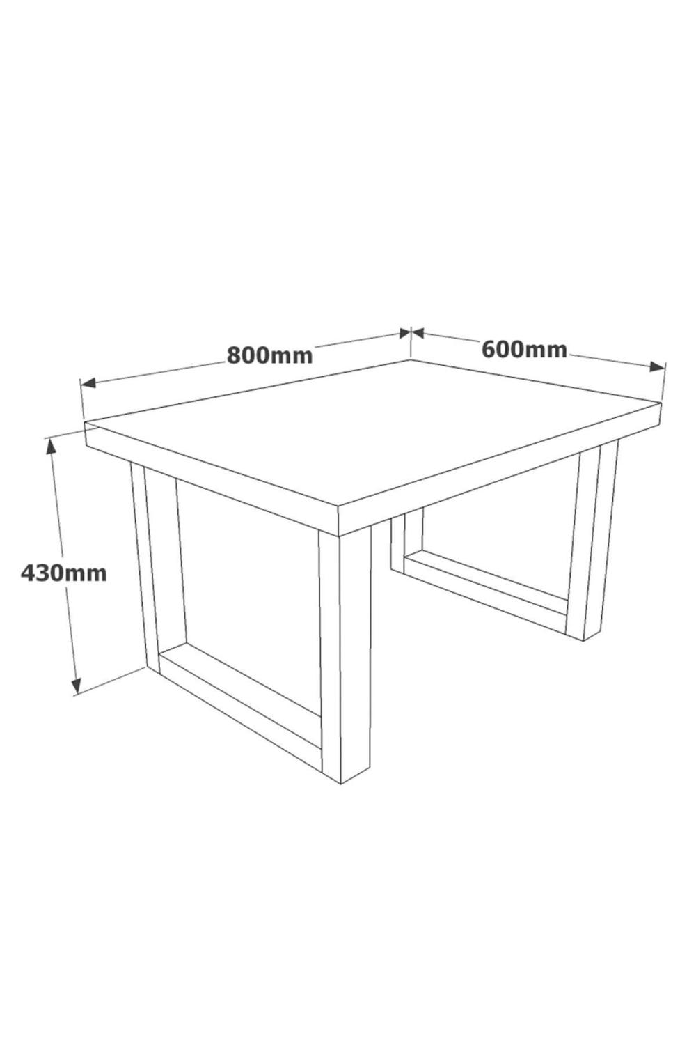 Table d’Appoint de Bureau Meva avec Pieds Métalliques – Style Baroque MEV02-BA