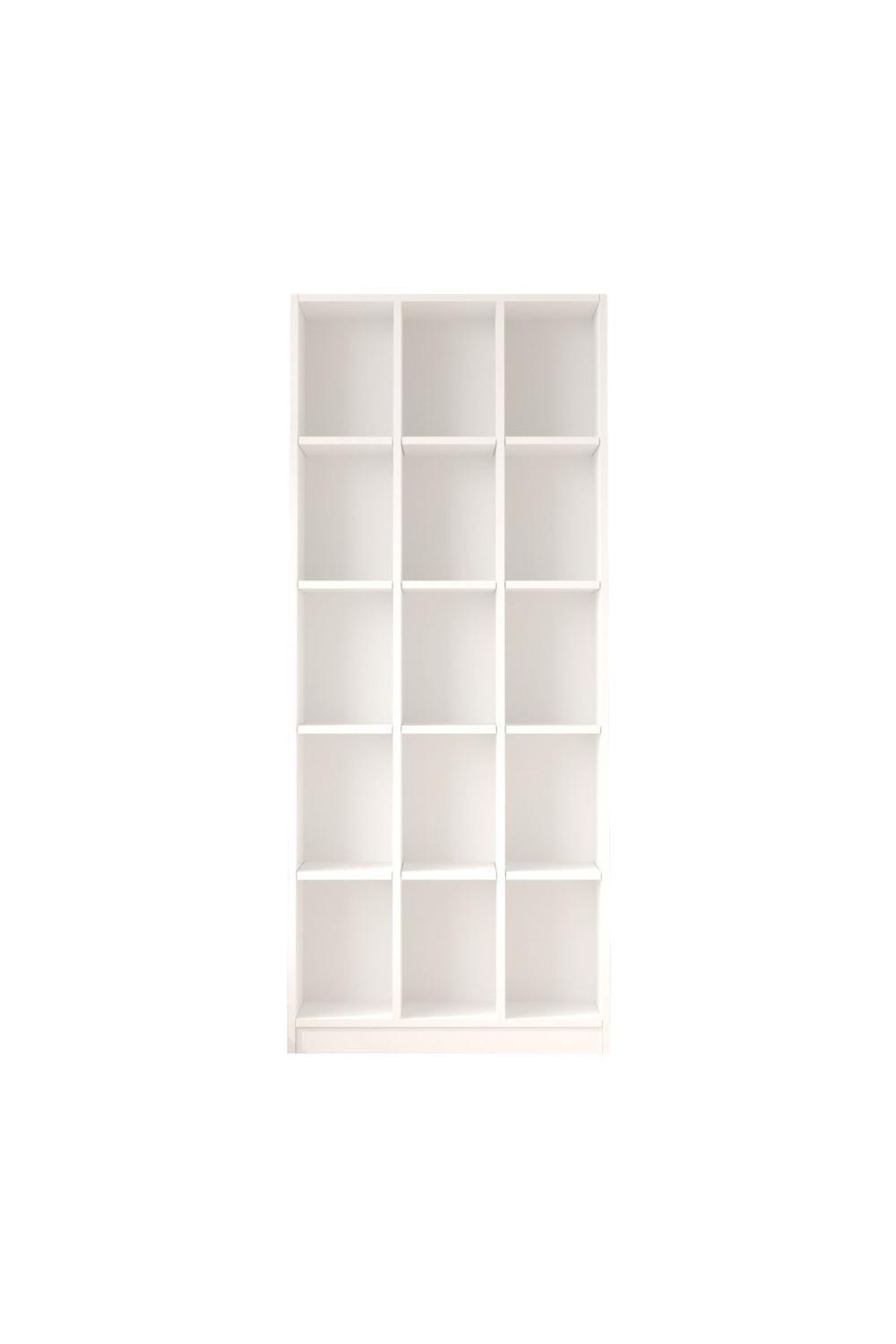 Oscer Geniş Bibliothèque 15 À étagères 180cm Blanc OSC2-W