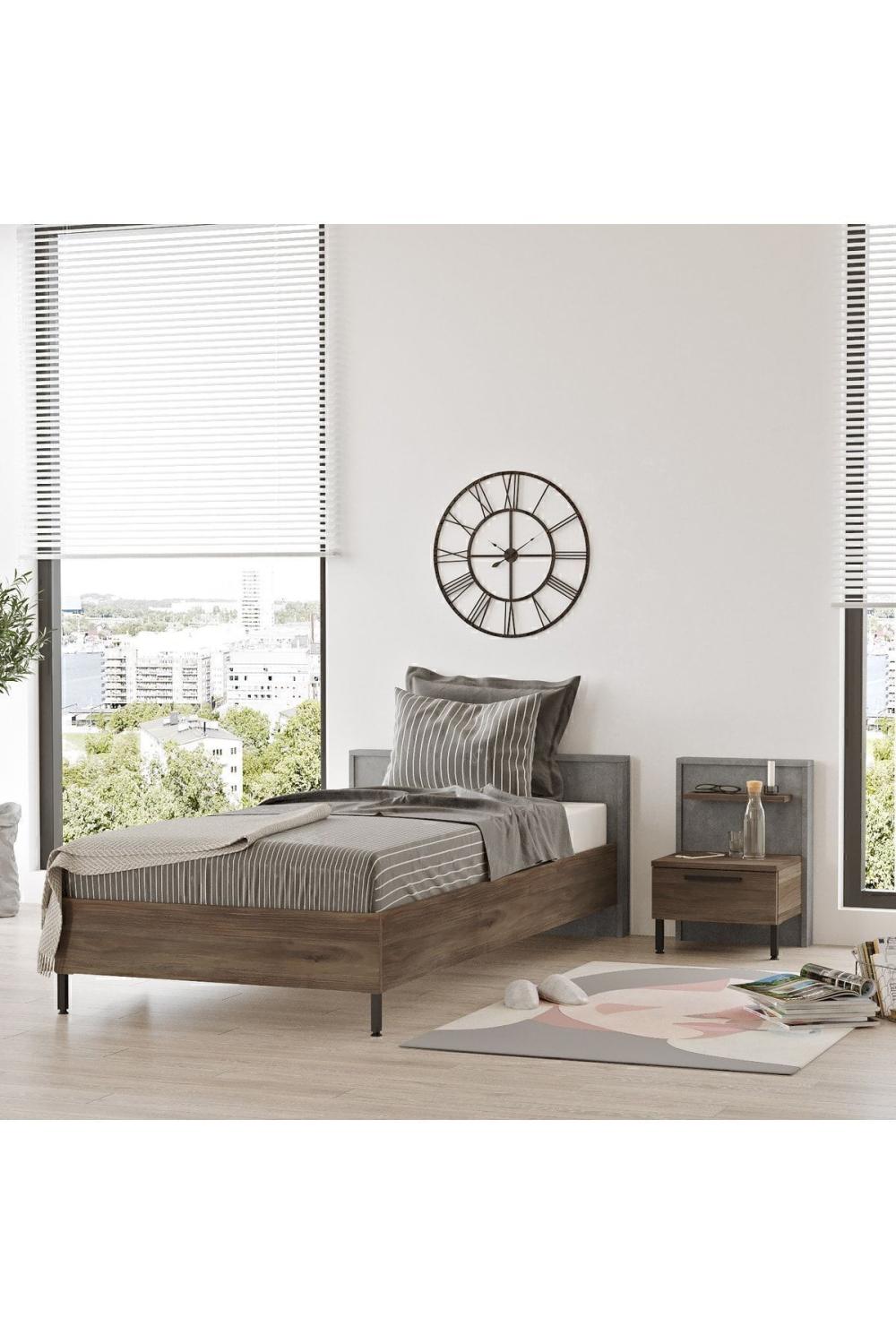 Teeny Chambre ado Ensemble 2'li Ensemble Béton TEE9-CG