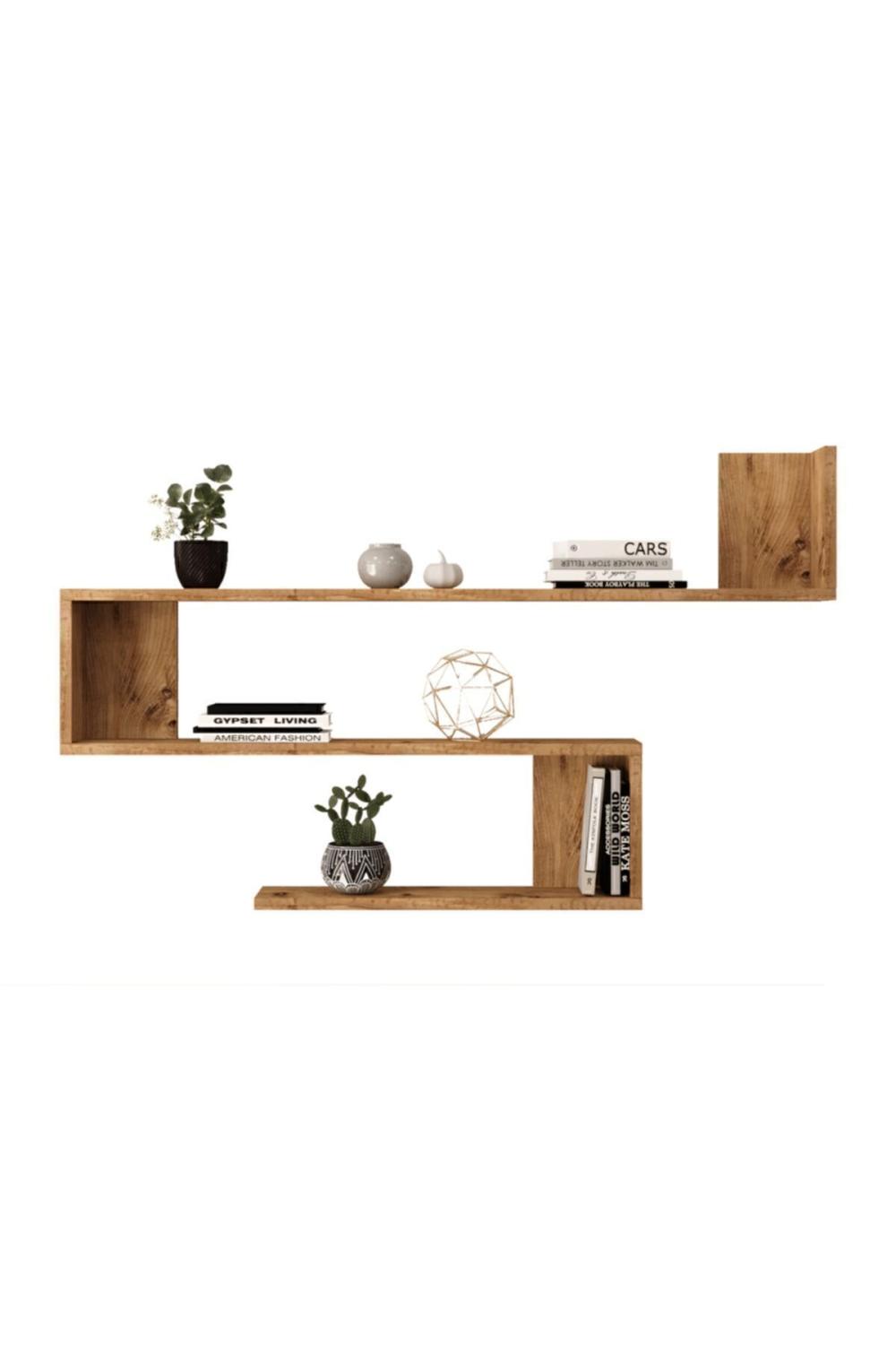 Wall R10 Modern Étagère murale Bibliothèque Atlantik Pin WAL10-A