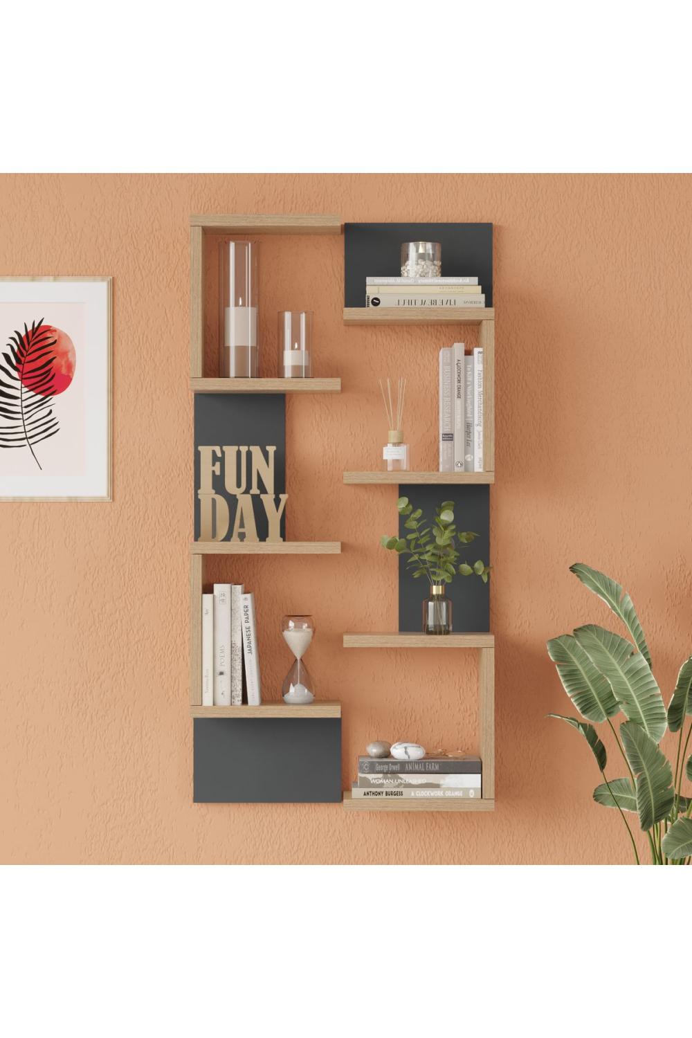 Wall 22 Étagère murale Panier-Anthracite WAL22-SA