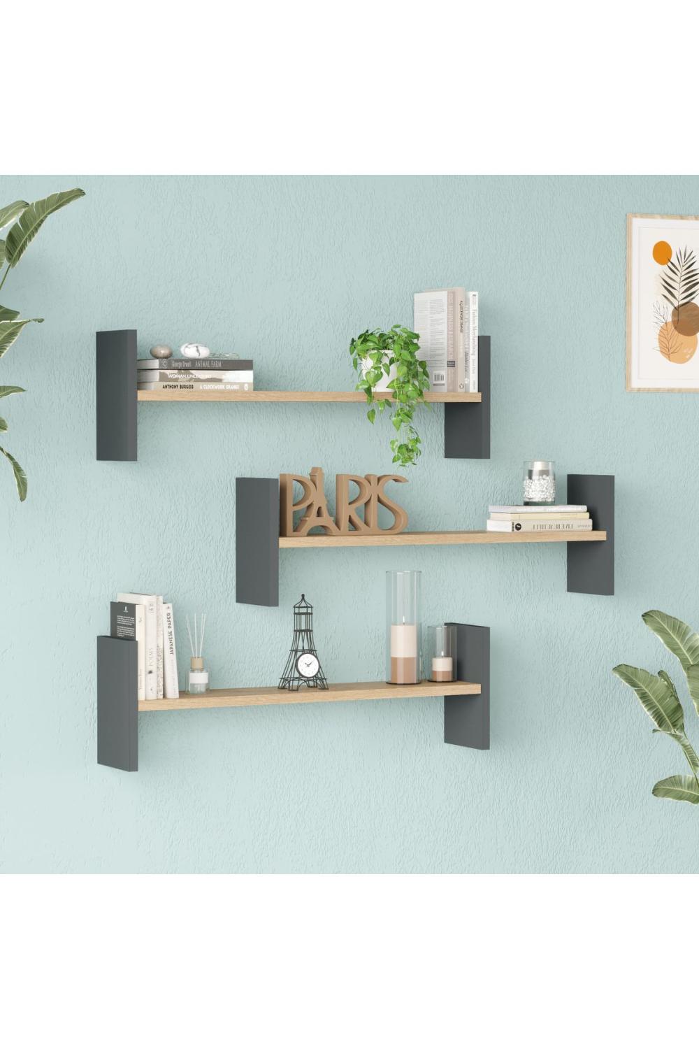 Wall 23 Étagère murale Panier-Anthracite WAL23-SA