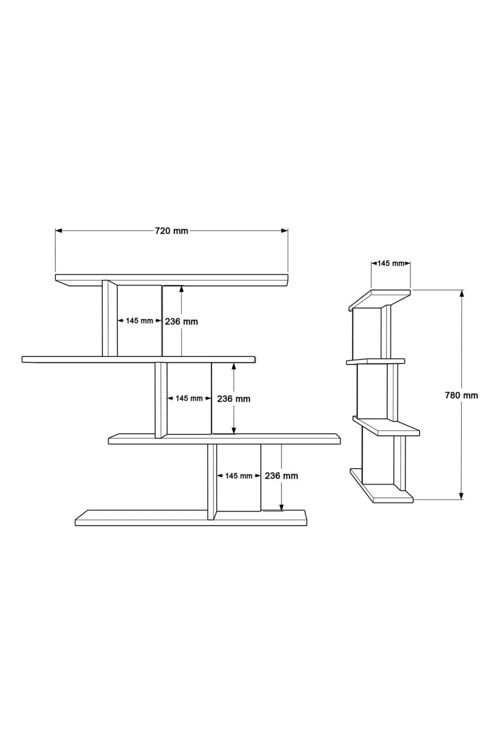 Étagère Murale Wall 24 – Blanc WAL24-W