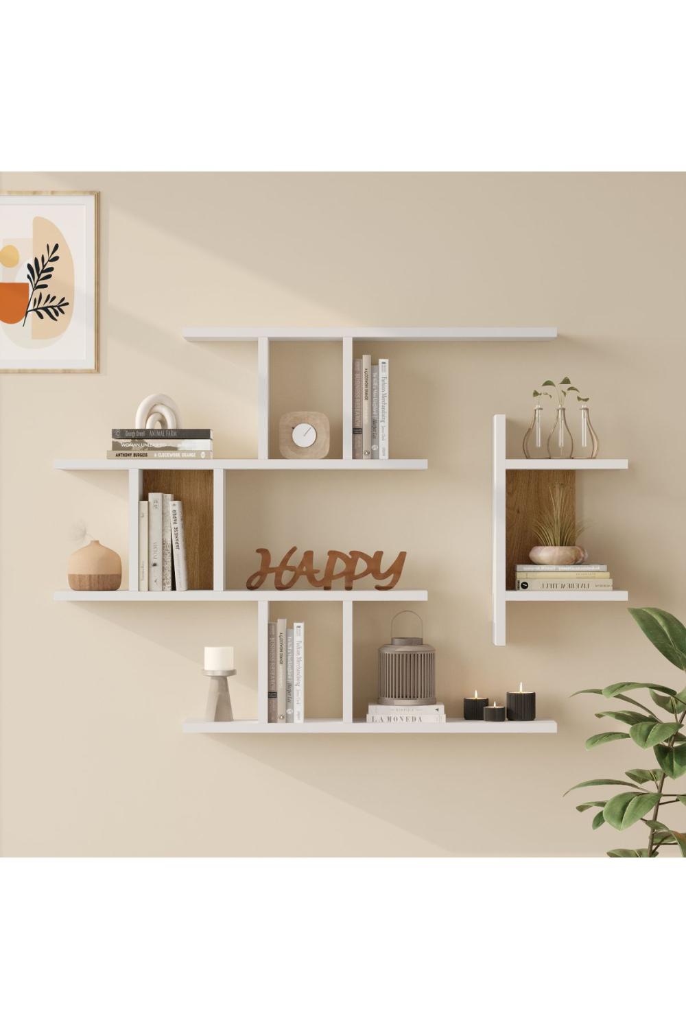 Wall 25 Étagère murale Panier-Blanc WAL25-SW