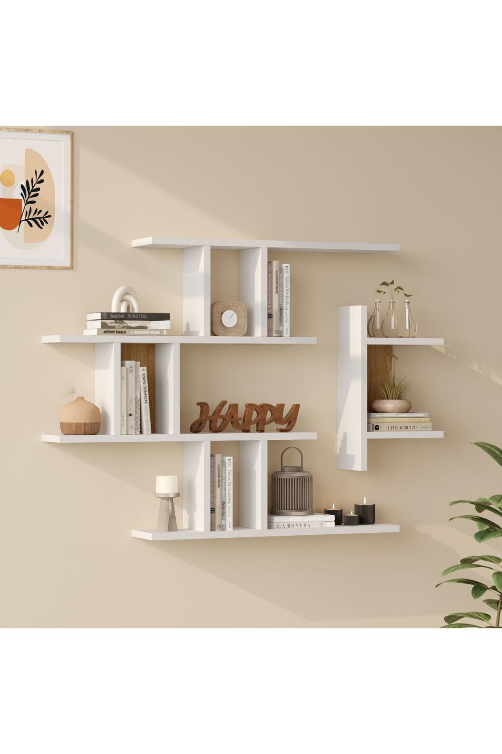Wall 25 Étagère murale Panier-Blanc WAL25-SW