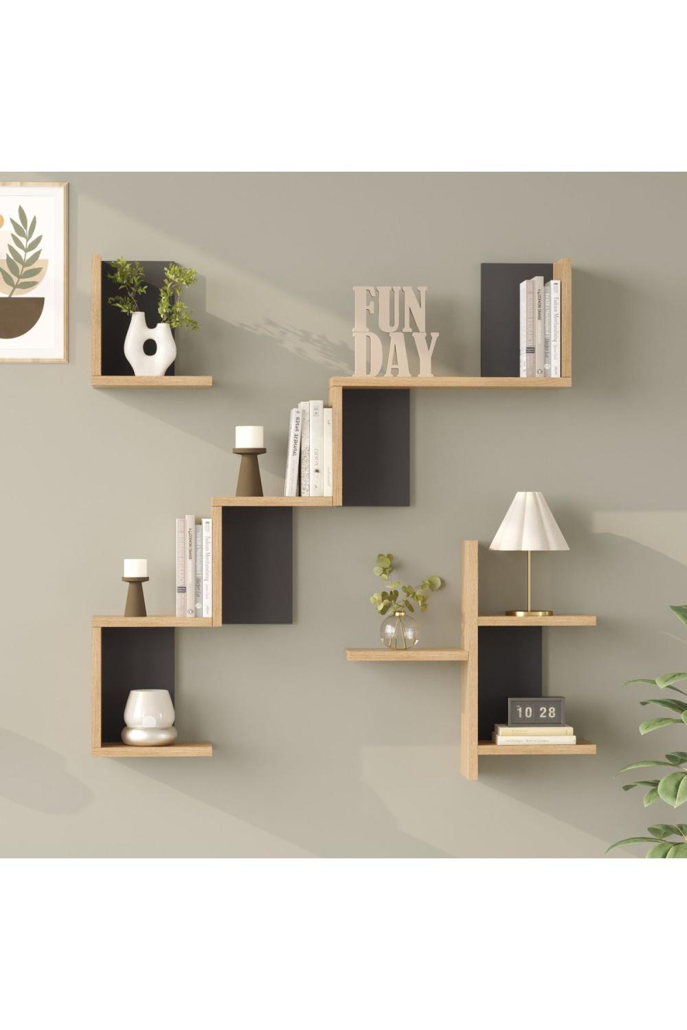 Wall 27 Étagère murale Panier-Anthracite WAL27-SA