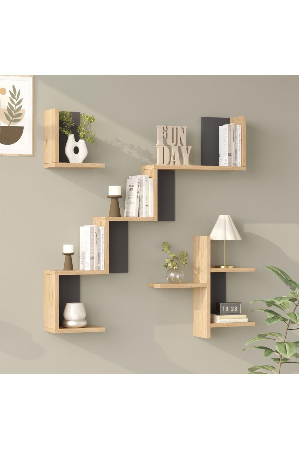 Wall 27 Étagère murale Panier-Anthracite WAL27-SA