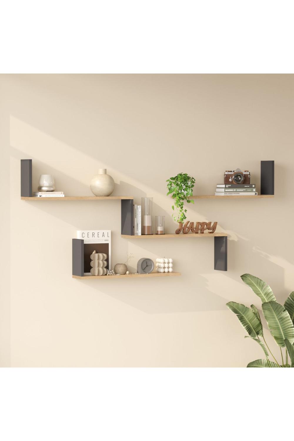 Wall 28 Étagère murale Panier-Anthracite WAL28-SA
