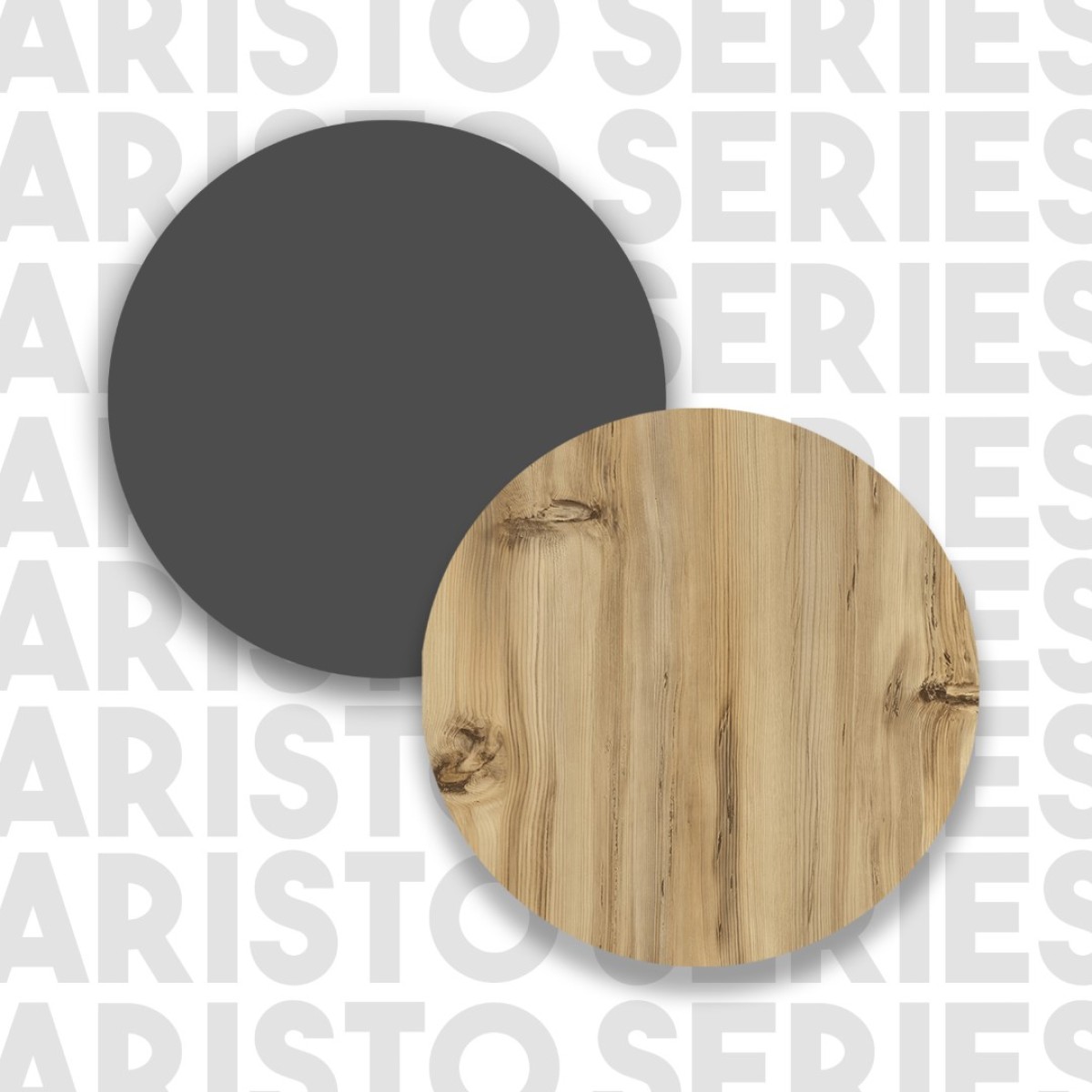 Table Basse Oliver – Feutre & Anthracite (OLI2-KA)